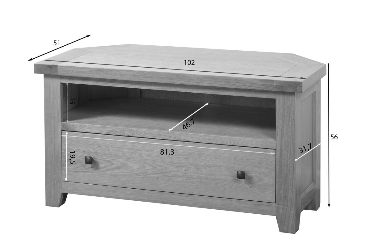 Meuble TV d'angle Cotswold