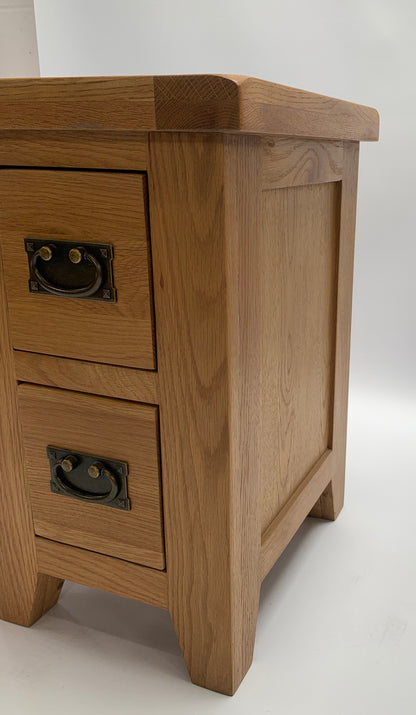 Mini table de chevet rustique