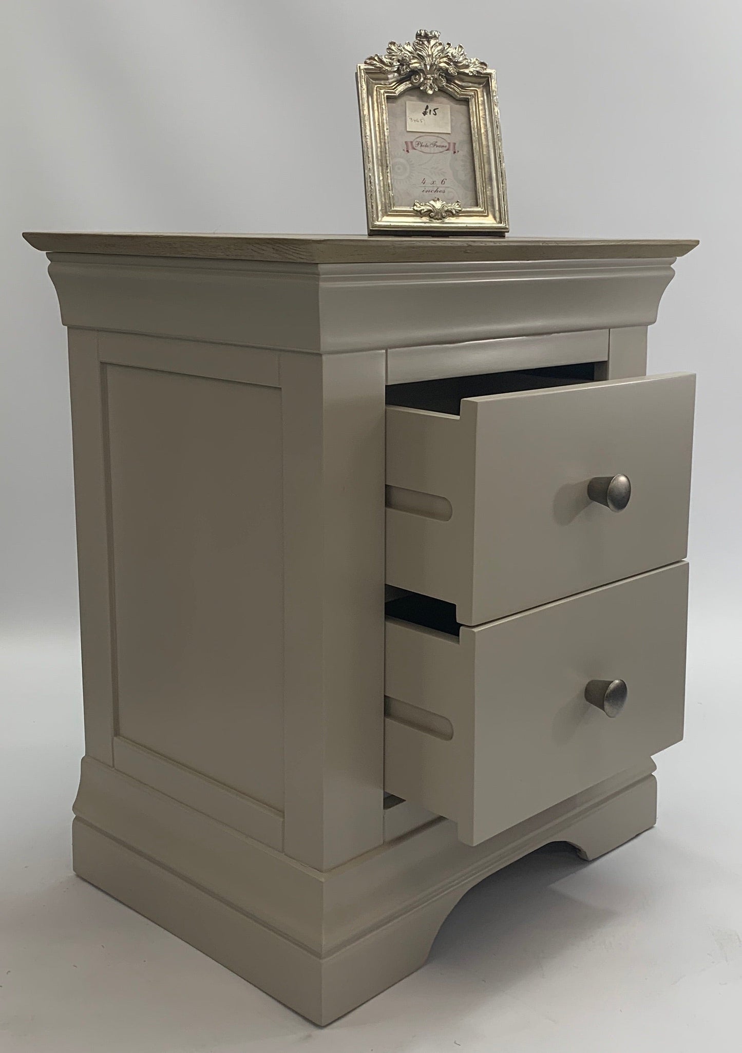 Table de chevet à 2 tiroirs Toscane