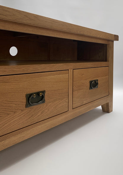 Meuble TV d'angle rustique