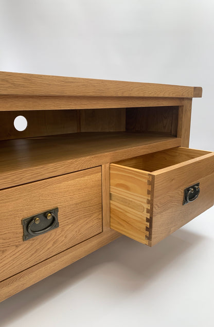 Meuble TV d'angle rustique