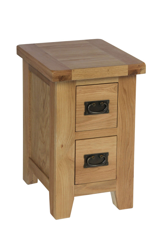 Mini table de chevet rustique